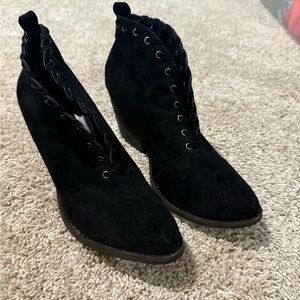 Free People Black Ankle Booties